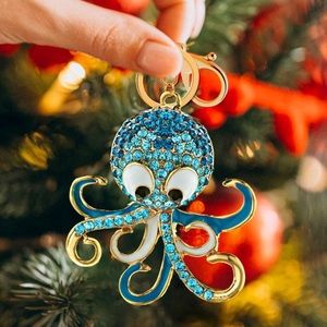 Octopus keychain ornament